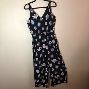 Women floral wearever Smocked back Jumpsuit